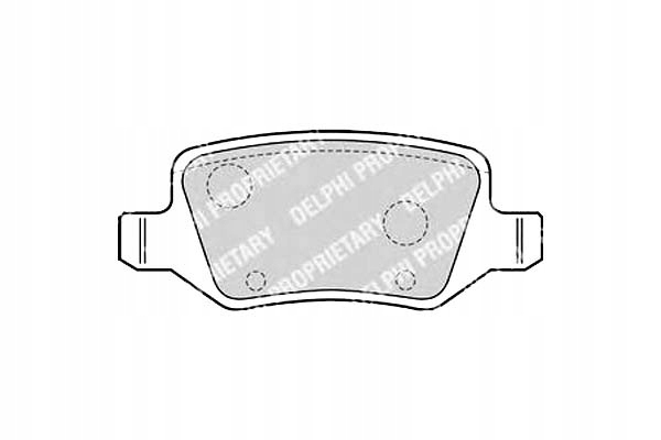 фото №1, Delphi гальмівні колодки гальмівні mercedes a w168 a w169