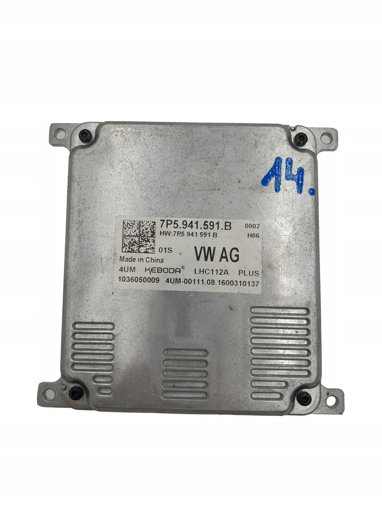 фото №1, Модуль led vw audi skoda 7p5941591b