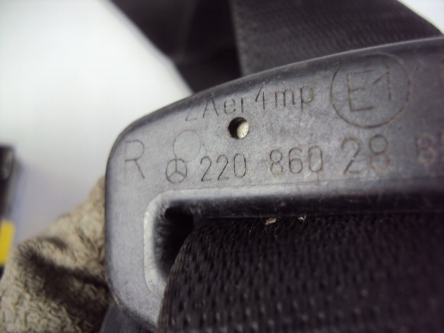 фото №5, Ремені безпеки перед mercedes w220