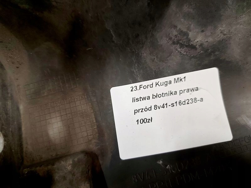 фото №9, Ford kuga mk1 молдинг крыла правая перед 8v41-s16d238-a