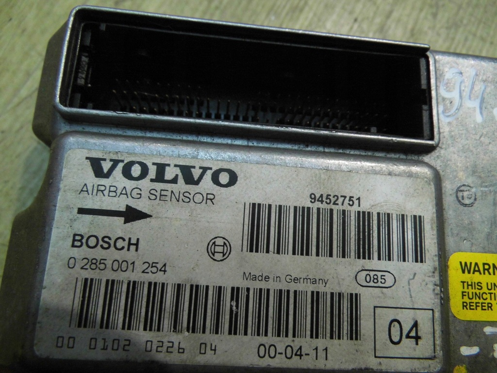 фото №4, Volvo s60 v70 s80 подушка безопасности датчик модуль