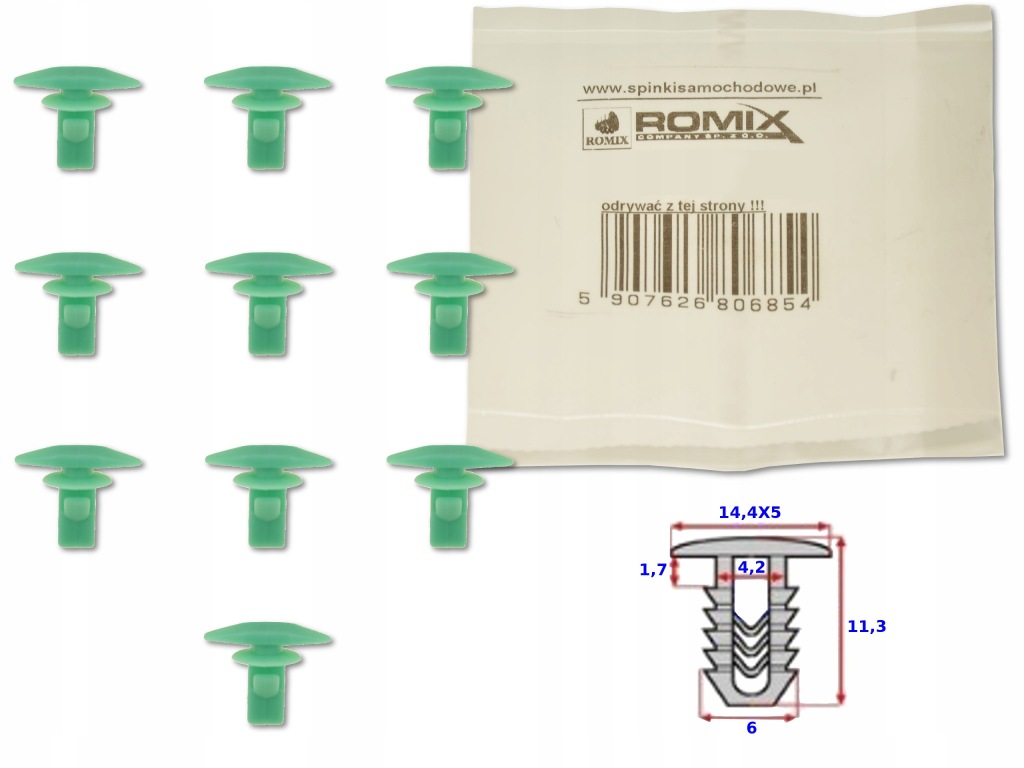 Купить Honda accord vii 02- клипса клипса штифт уплотнители