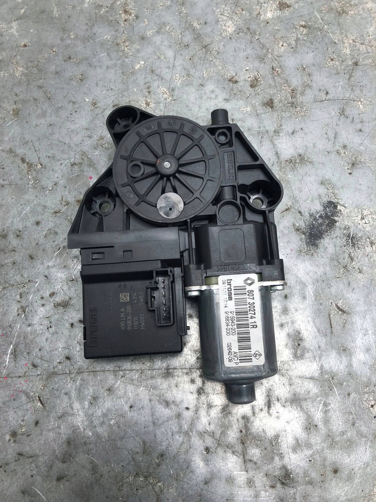 фото №1, Моторчик стекло правый перед renault scenic iii 807302741r