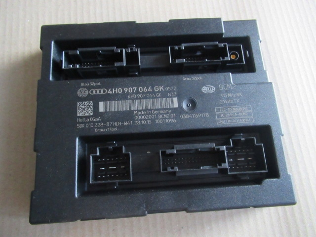 фото №1, Модуль блок керування комфорт блок управління бортовою мережею audi 4h0907064gk