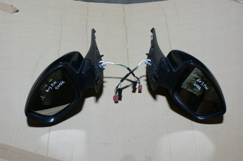 фото №1, Citroen c3 iii зеркало правое 6+3 левая 4+3 pin eu