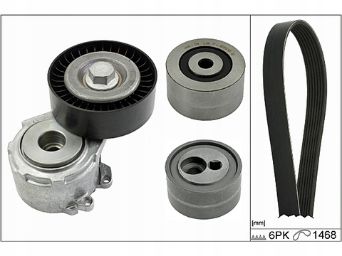 фото №2, Ремень клиновой многоручьевой набор citroen xsara