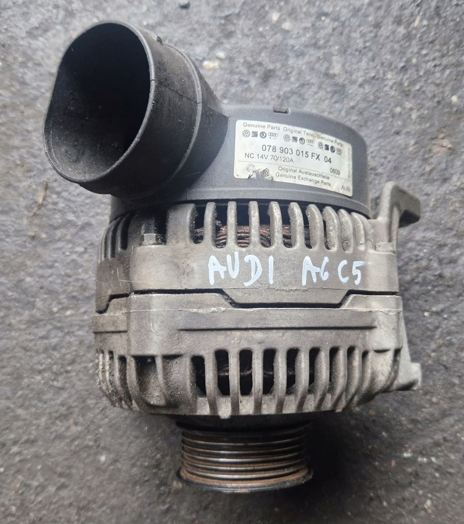 фото №1, Генератор audi a6 c5 2.4 078903015fx