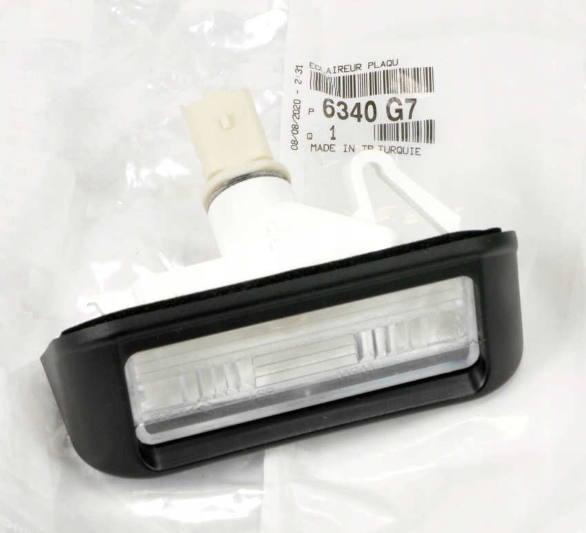 фото №1, Оригинальный номер лампа номерного знака peugeot rifter traveller proace