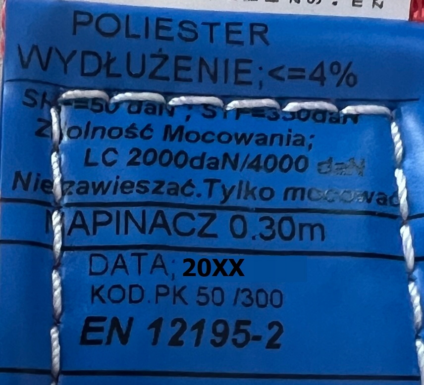 Ремни транспортный 3 крюки dwupalczaste узкие красные с колодка 4t/3m/50 z2 Киев