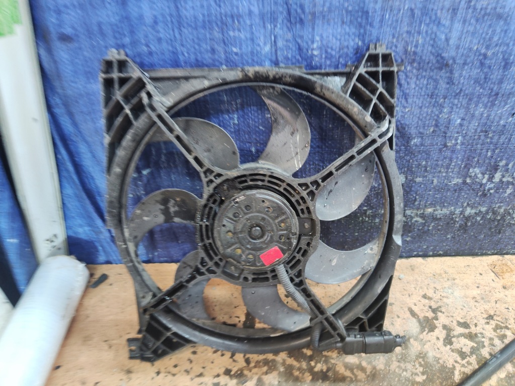 фото №1, Hyundai santa fe i 2.4 вентилятор радіатора