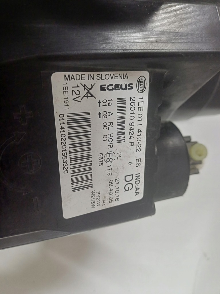 фото №8, Лампа правий перед opel vivaro b renault trafic iii 14-