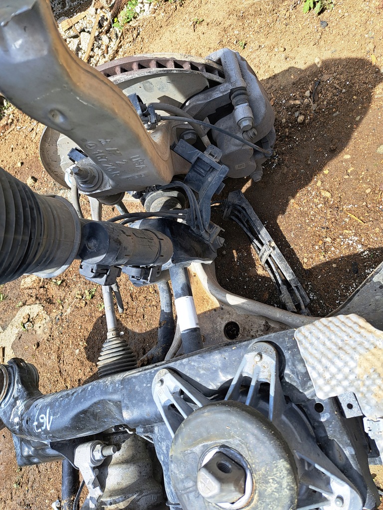 фото №5, Mercedes 167 підвіска привідний вал поворотний кулак підрамник