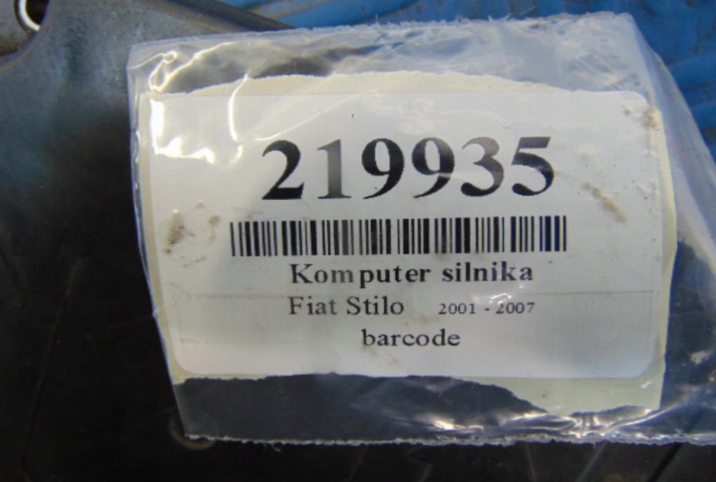 фото №8, Fiat stilo бортовой компьютер двигателя 55186190 ge115368