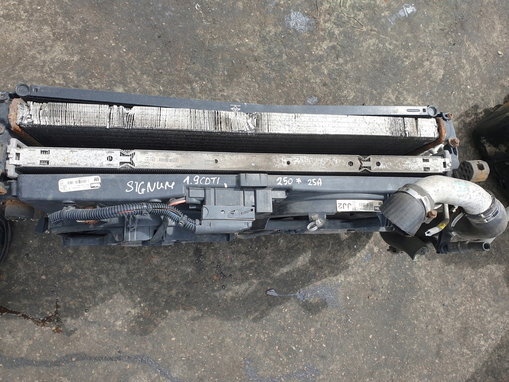 фото №4, Комплект радиатор opel signum 1.9 cdti