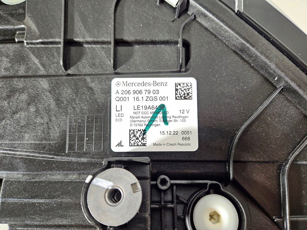 фото №14, Mercedes c-klasa w206 full led digital лампа левая