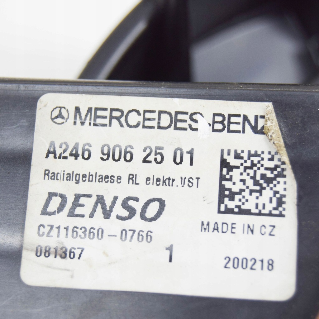 фото №6, Mercedes-benz cla c117 x117 w117 2018 вентилятор обдув / воздуходувка