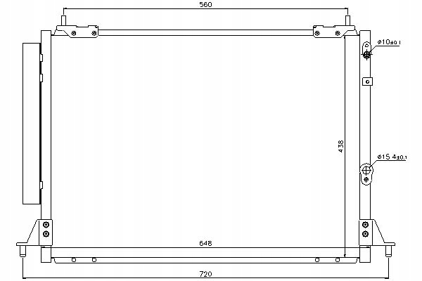 фото №1, Nissens конденсатор кондиционера toyota hiace / comm
