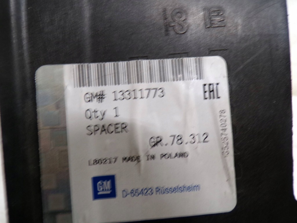 Повітропровід повітря opel astra j iv 13311773 nowa оригінал Недорого