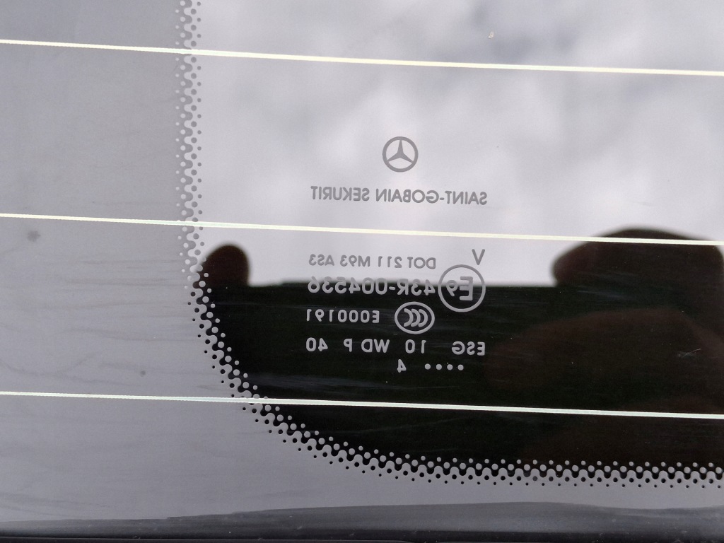 Vito v-klasa w447 скло кришки задній велика хром a447400710 Зі Шроту