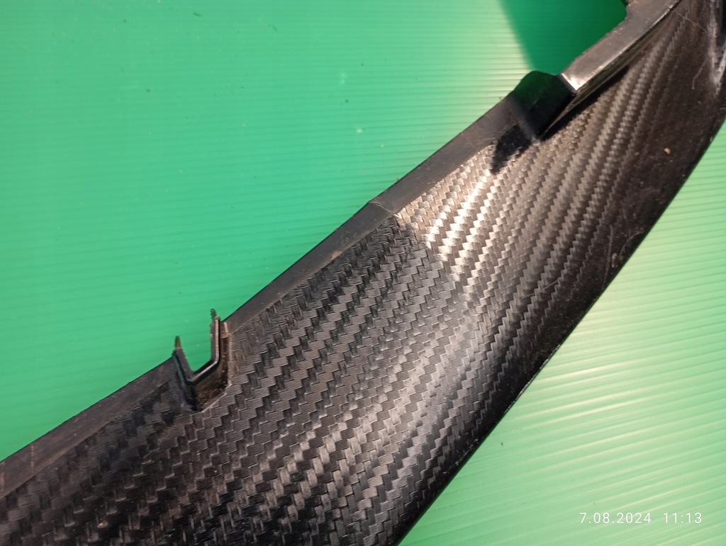 фото №8, Спойлер бампера передний накладка dół honda civic x type-r перед org