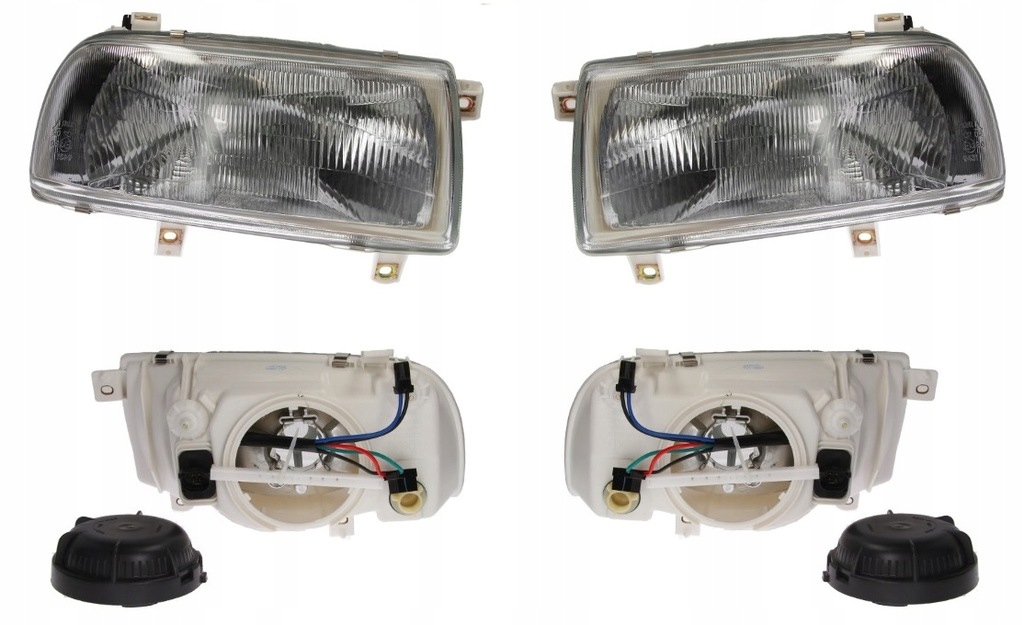 фото №1, Фара лампа vw vento 92- l+p tyc