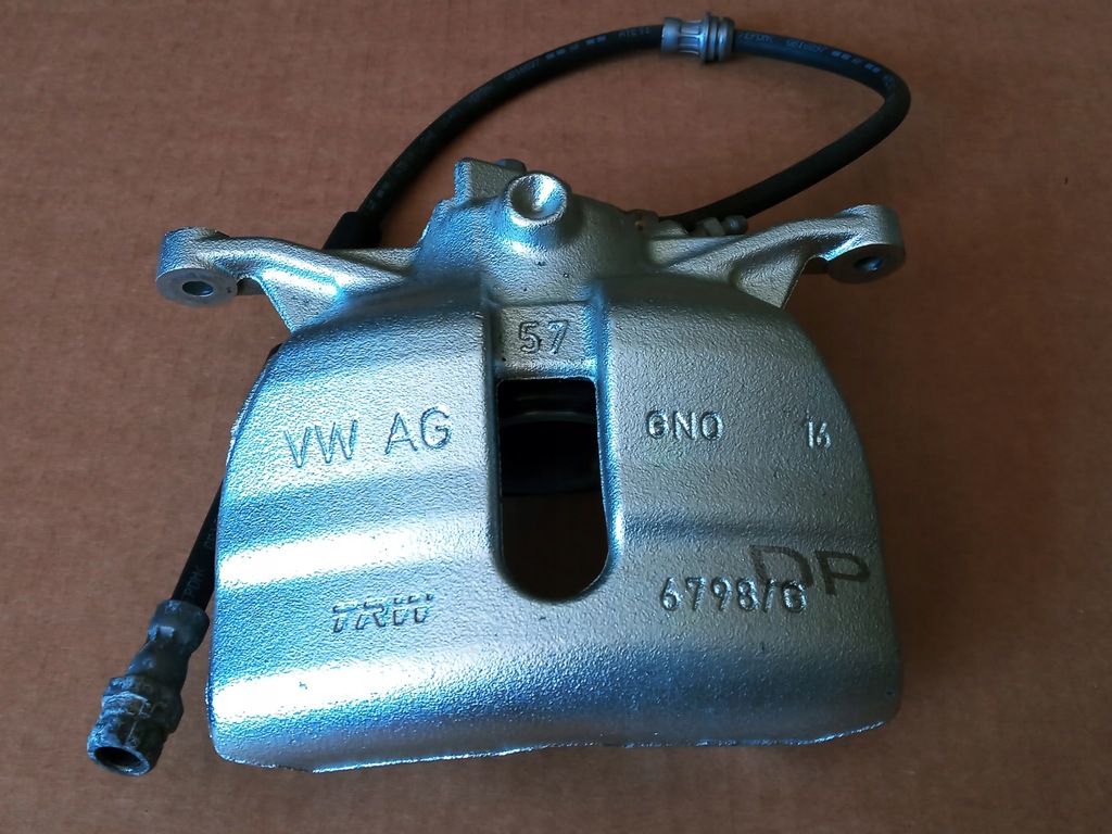 фото №1, Audi q3 суппорт перед левый model f3 312mm 3q0105m оригинал