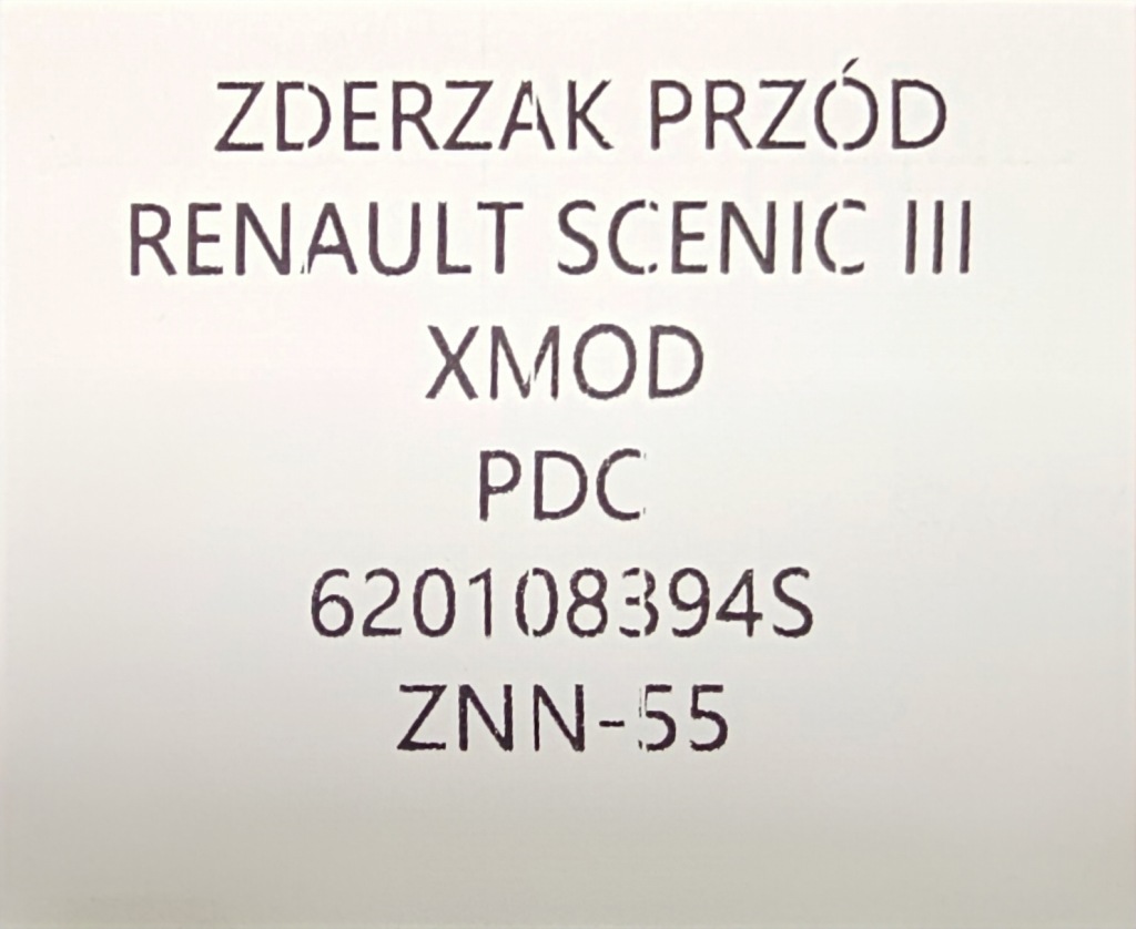 Новый оригинальный бампер перед renault scenic 3 3 xmod , 4x pdc Доставка