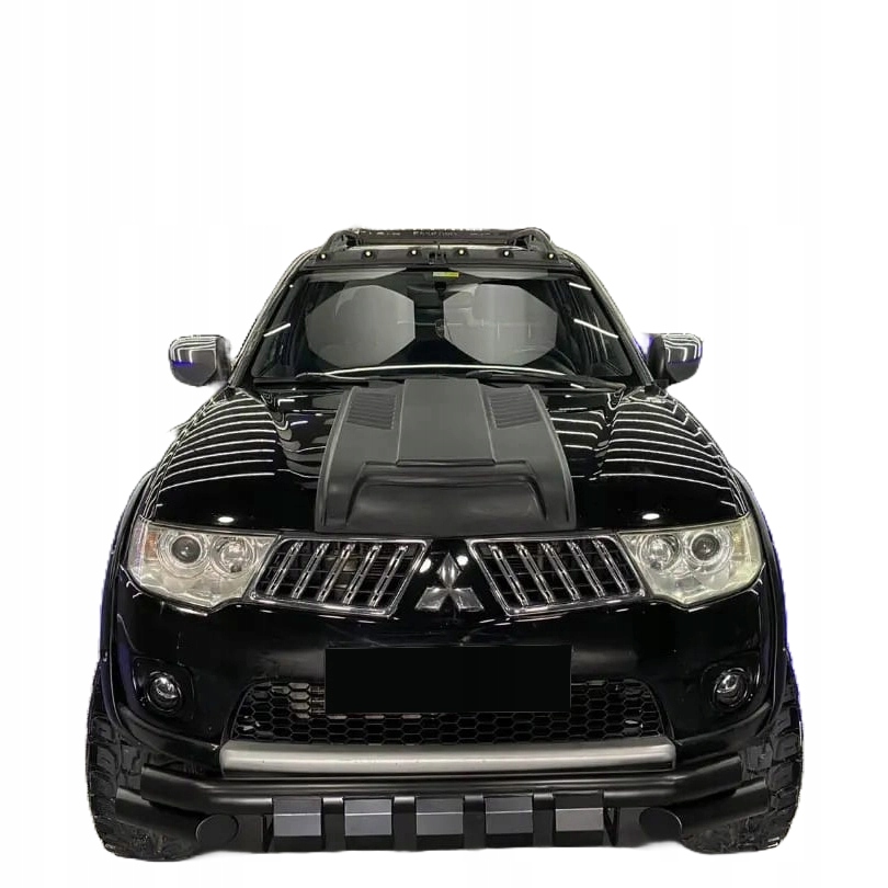 фото №6, Захист капот вітровик do mitsubishi l200 kat, kbt 2007-2014 чорний mat