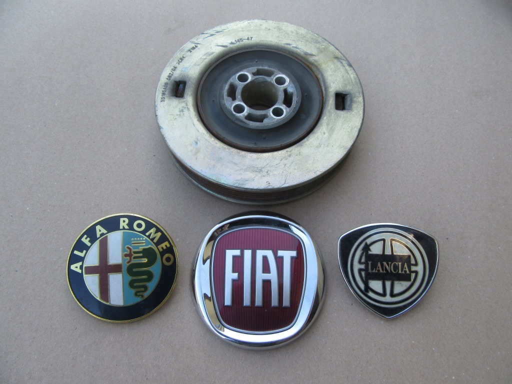 фото №1, Fiat alfa romeo lancia 1.9 jtd шкив коленчатого вала 55185409