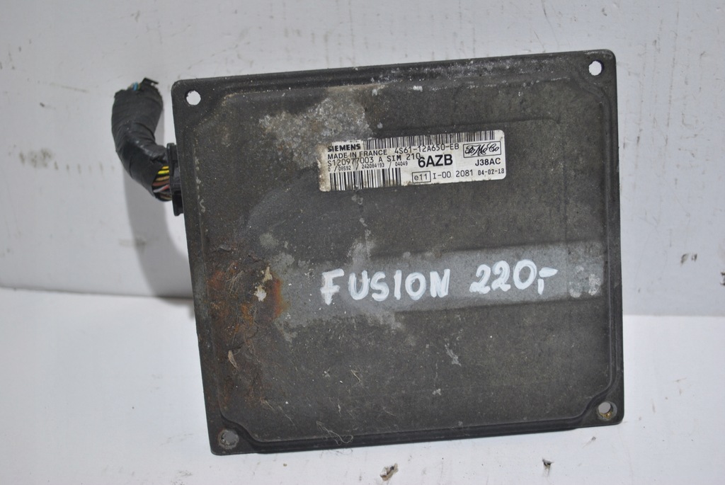 фото №1, Бортовой компьютер двигателя ford fusion 4s61-12a650-eb