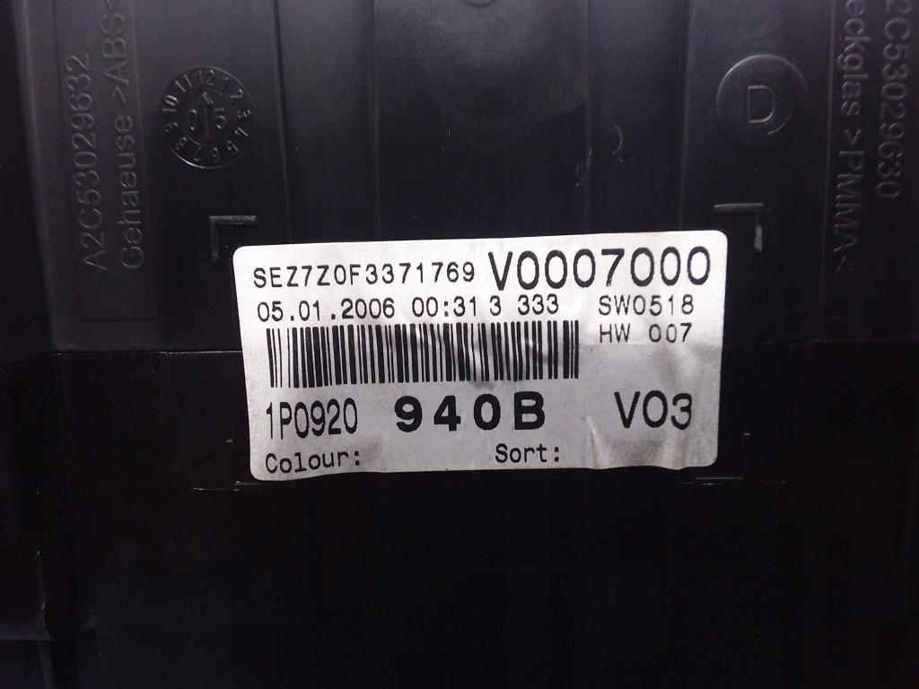 фото №8, Seat leon ii 1.6b лічильник прилади eu 1p0920940b