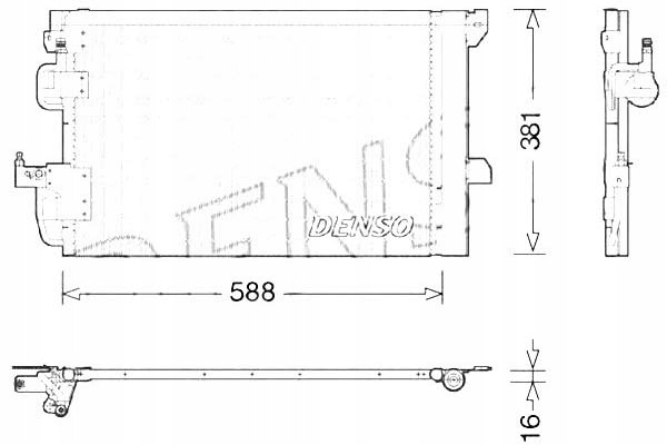 фото №2, Denso dcn20007 конденсатор, кондиціонер