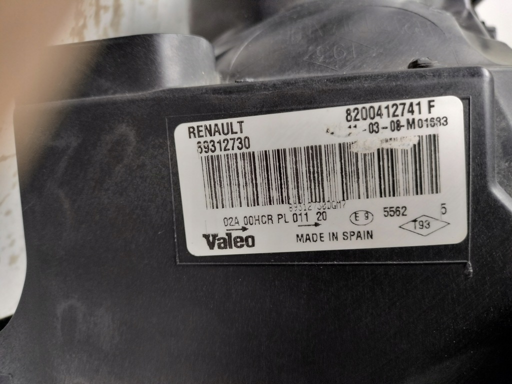 фото №8, Лампа фара левая renault megane ii