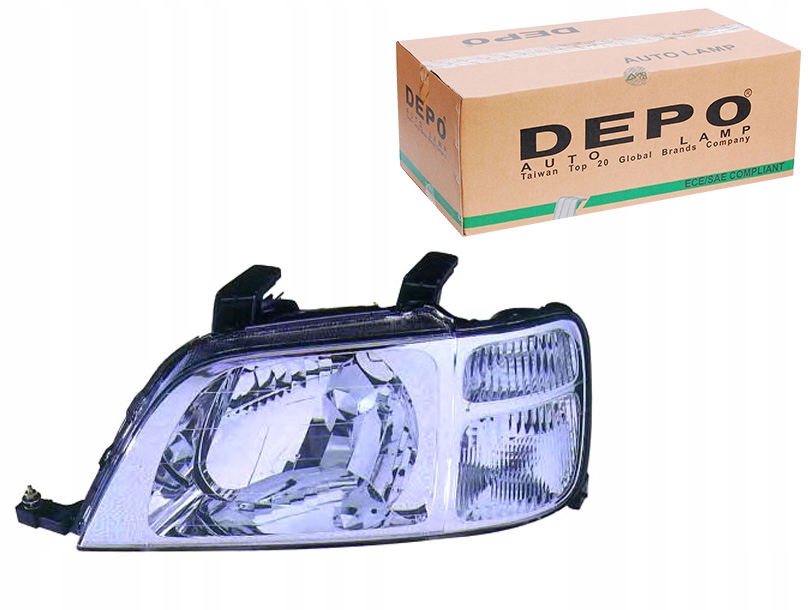 Купить Фара h4 электрический цвет вкладыш: хромированный