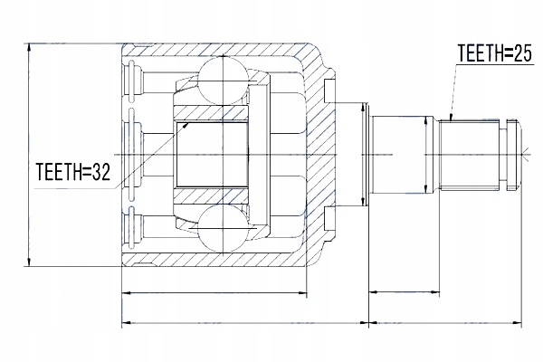 фото №4, Nty шарнир внутренний land rover freelander 1996-2001