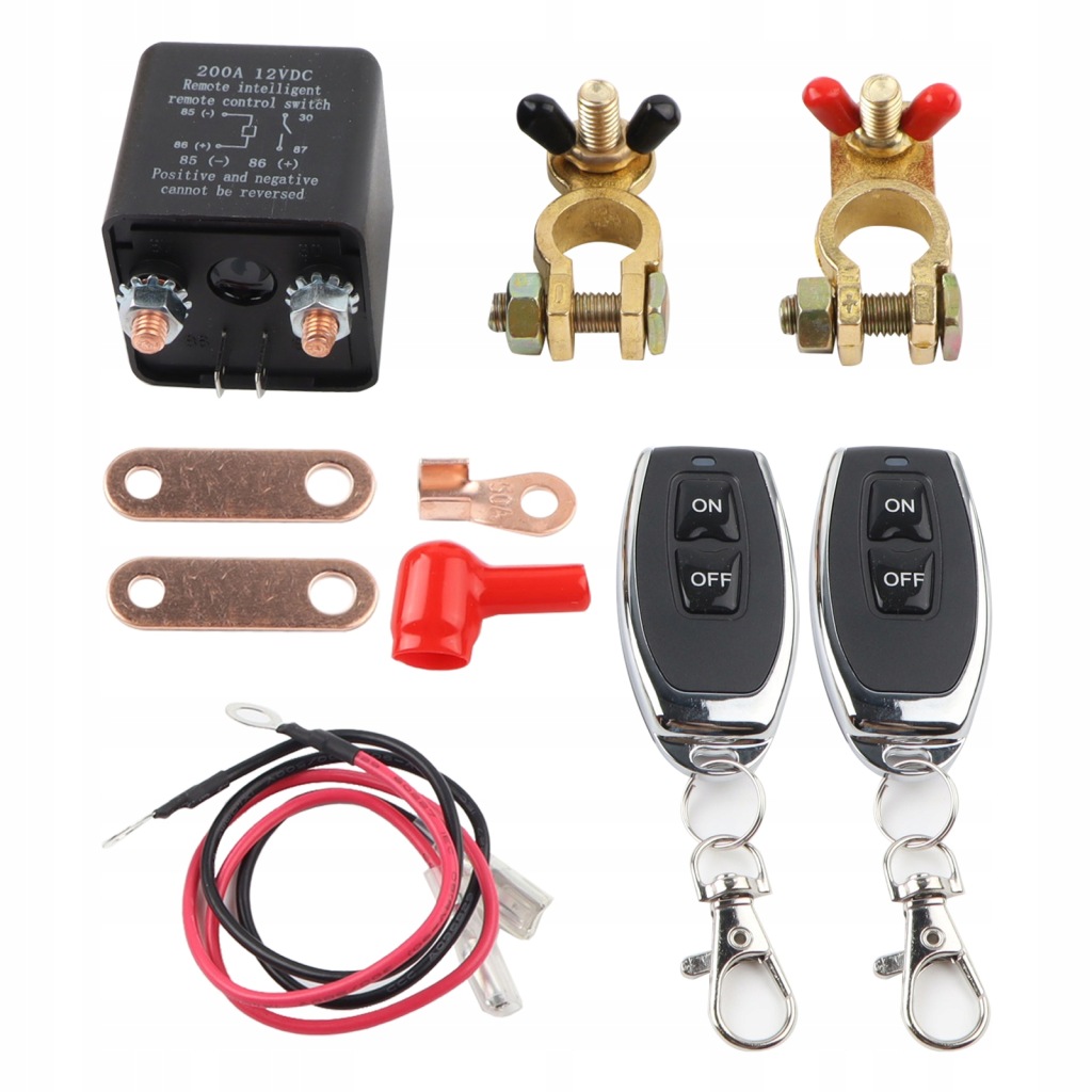 фото №1, Вимикач акумулятор 12v 200a дистанційний odłącznik акумулятор