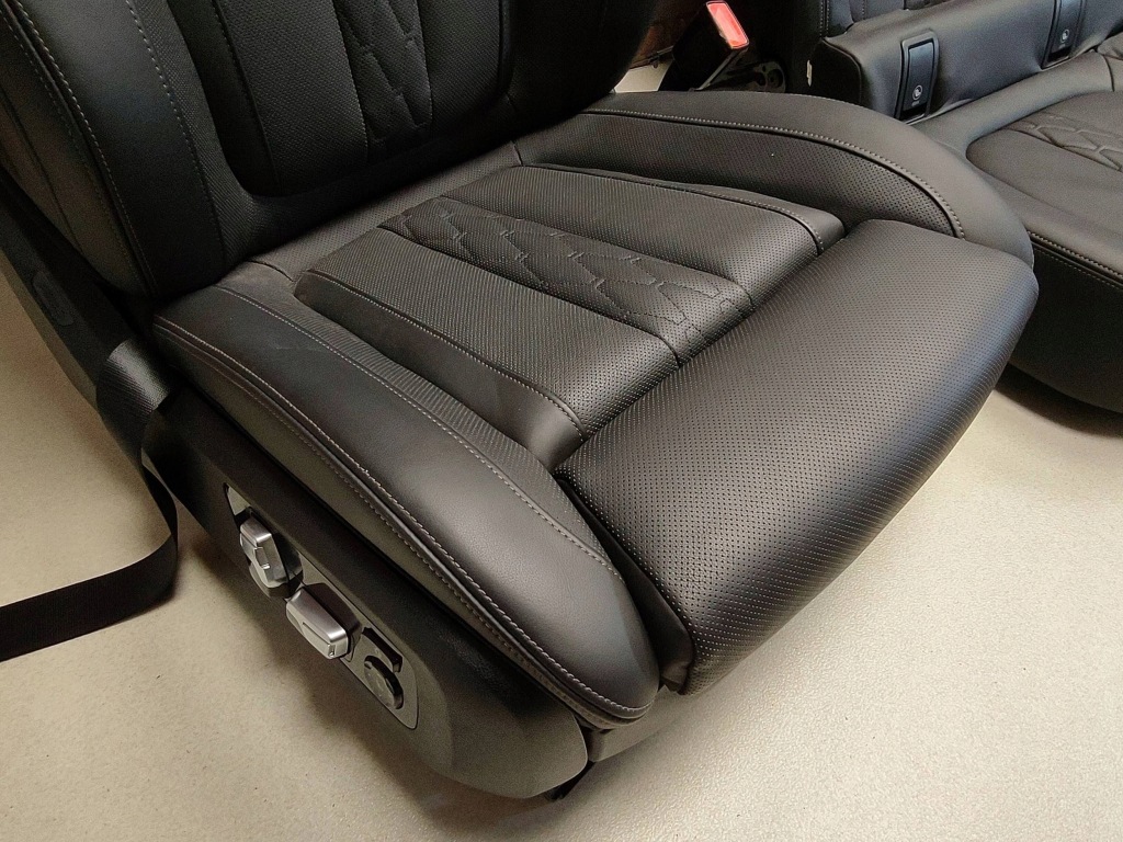 фото №13, Bmw x6 g06 сидіння оббивка вентиляція монітори комфортні сидіння merino чорні