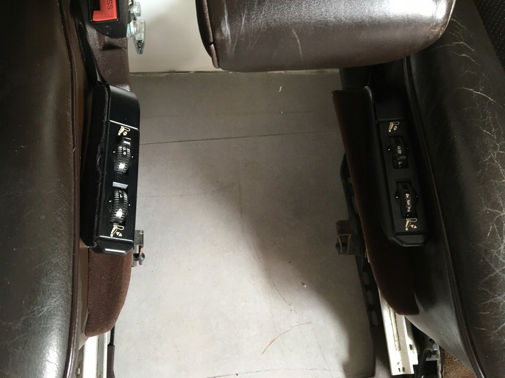 фото №14, Обивка кожаный сиденья заднее сиденье обшивки кожа коричневая mercedes w124 sedan