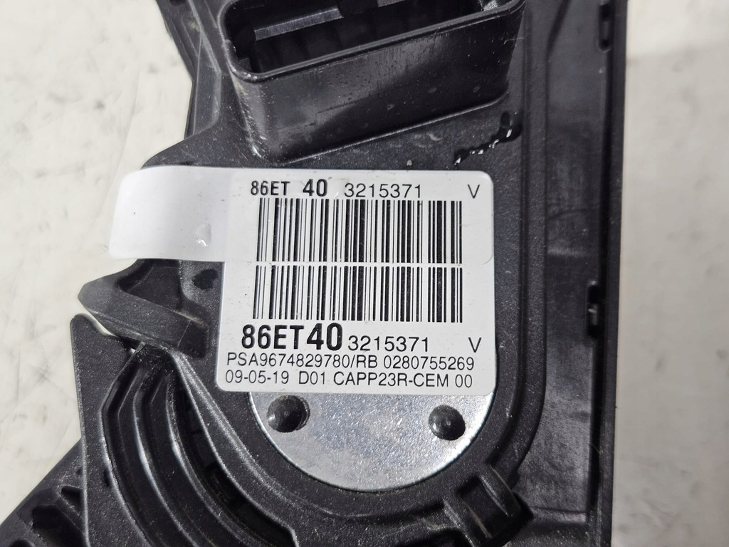 фото №7, Педаль потенциометр газа gaz peugeot expert jumpy iii c4 picasso 9674829780