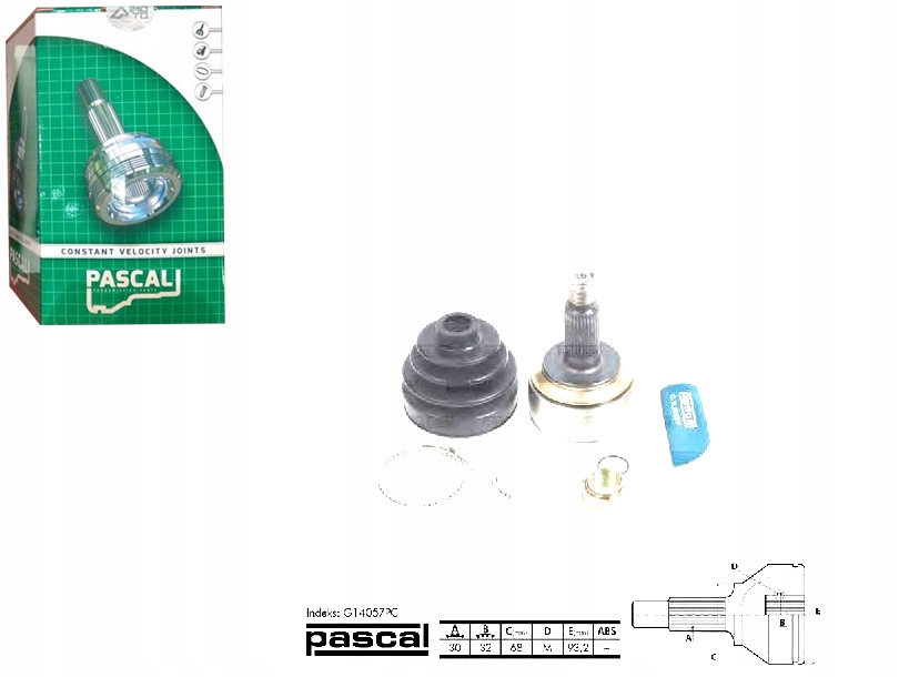 фото №1, Шарнир приводной наружный honda accord viii cr-v