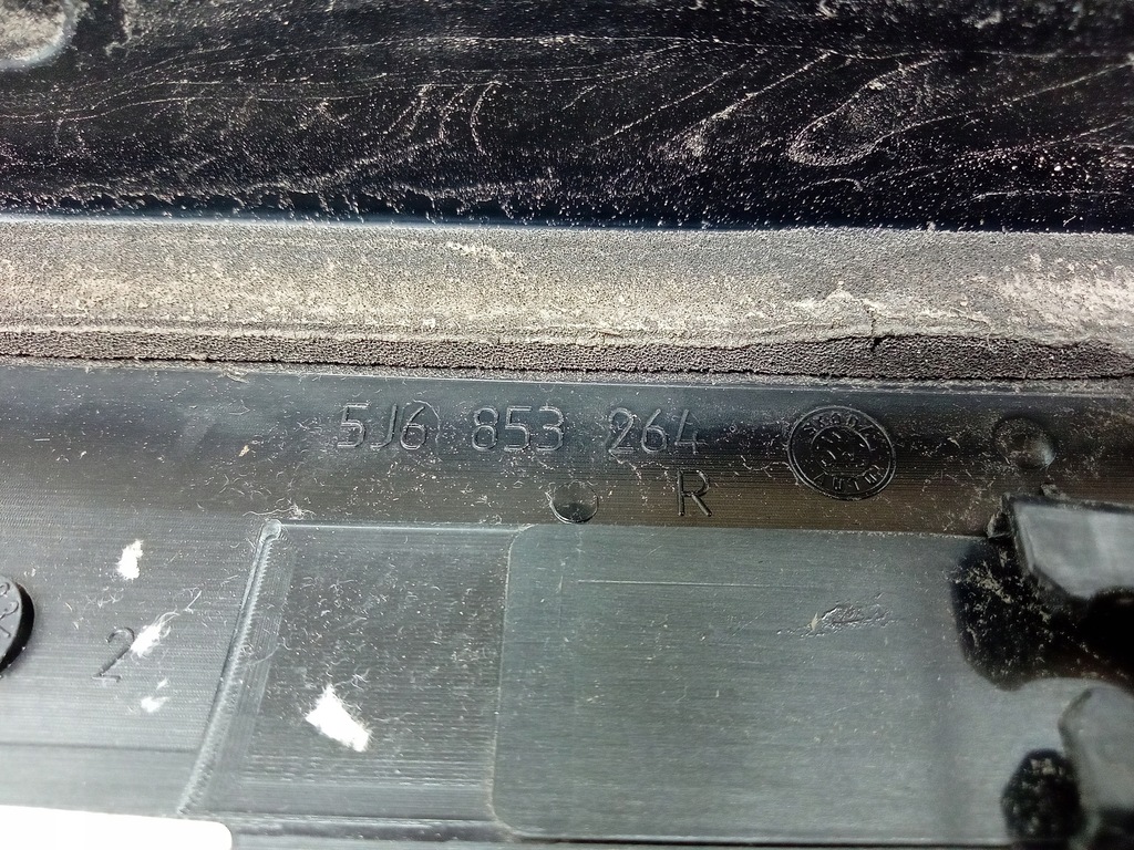 фото №7, Fabia ii 5j молдинг накладка стойка a правая