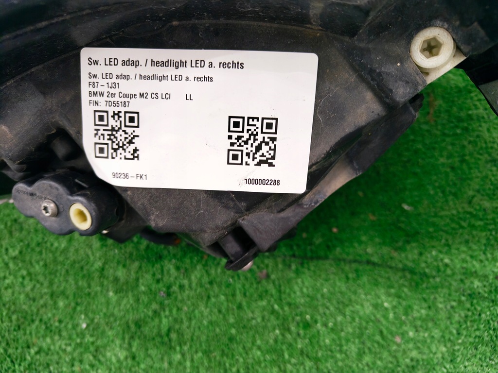 фото №7, Bmw 2 f22 m2 f87 lci лампа перед led адаптивный eu правая левая 8738685 8738686