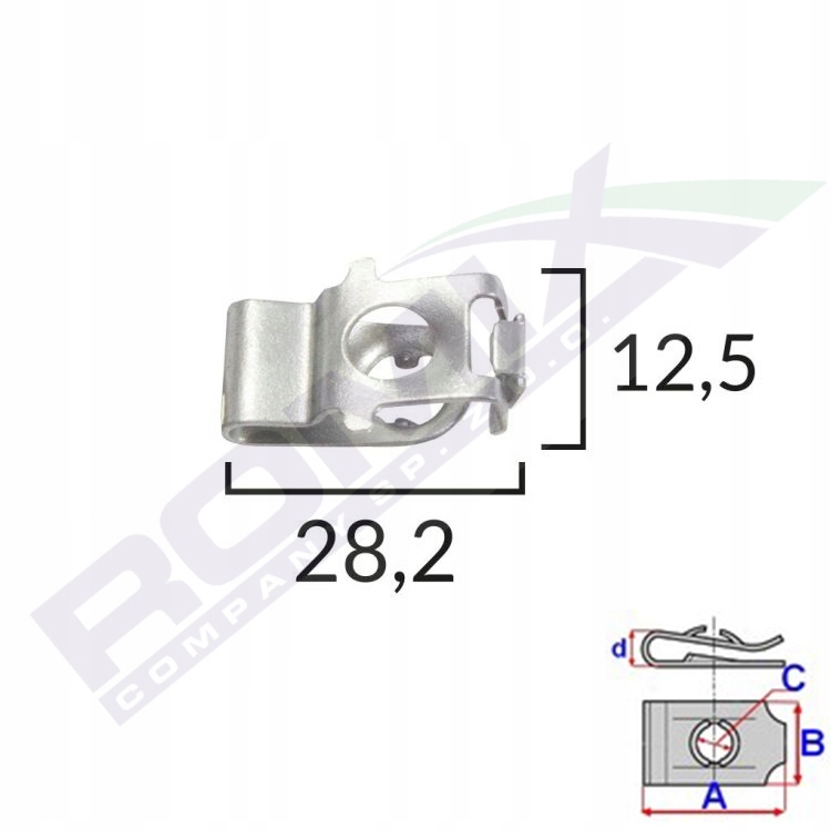 Пластина защита romix c60701 1 vw с Разборки