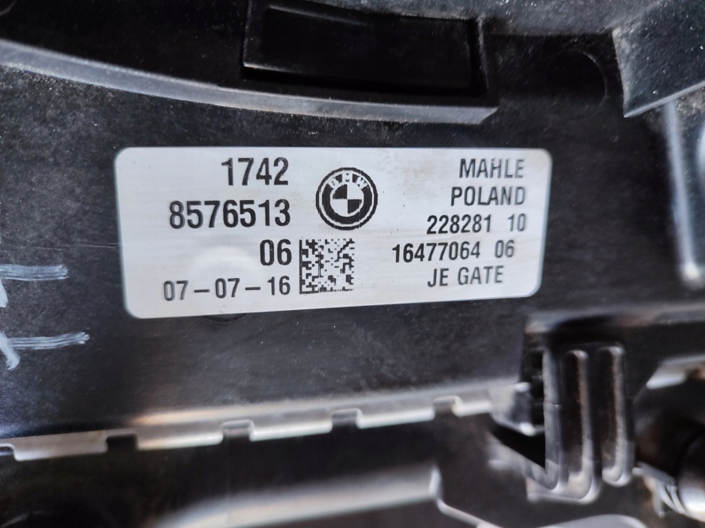 Bmw 5 g30 g31 ремінь радіатор води кондиціонер інтеркулер комплект вентилятор Доставка