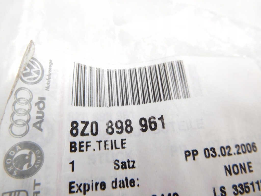 фото №5, Набір монтажний do сидінь audi a2 8z0898961