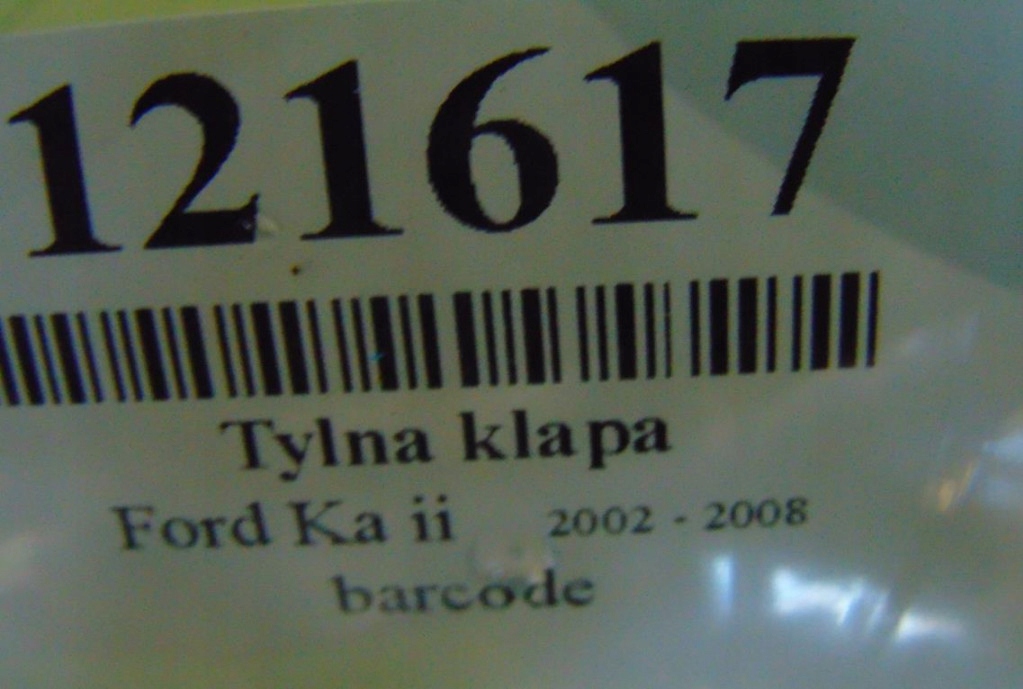 фото №10, Ford ka ii задня кришка багажника