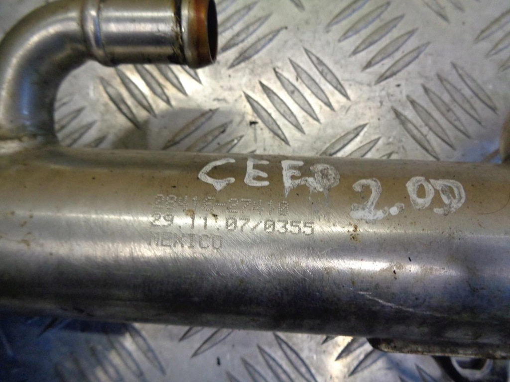 фото №6, Клапан egr радиатор i30 kia ceed i 1 2.0 crdi