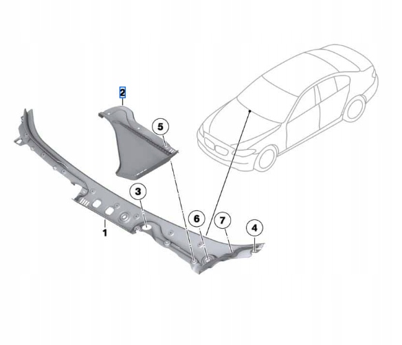 фото №11, Оригинальная защита жабо bmw f10 f11 l