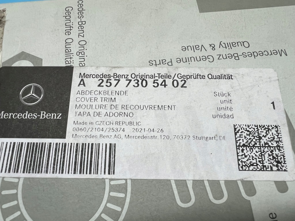 фото №7, Nowa оригинальная защита динамика дверь правый задняя mercedes cls a2577305402