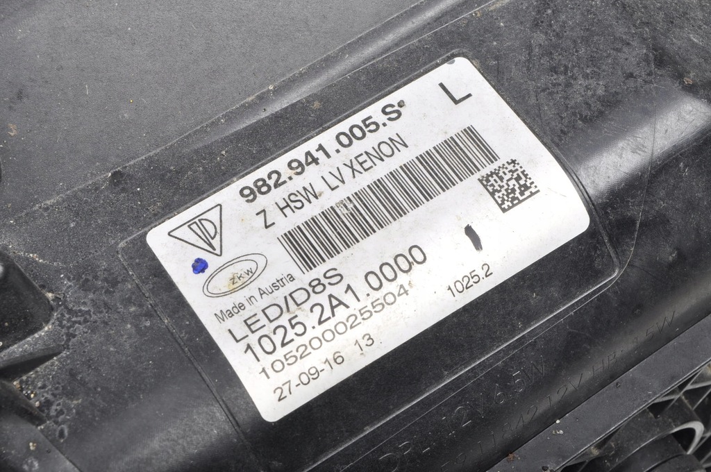 фото №9, Porsche 718 cayman 982 лампа левая передняя ксенон anglik 982941005s